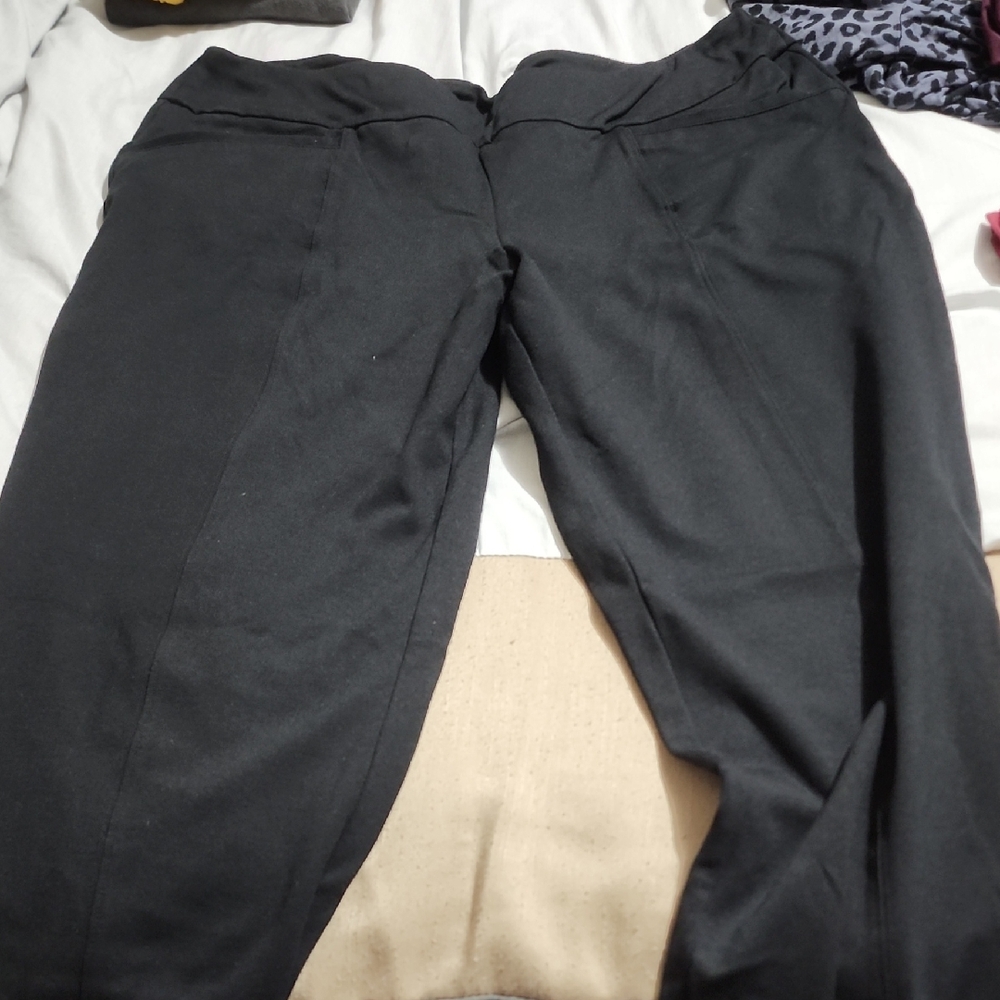 Cato Black Hi-Rise Pants